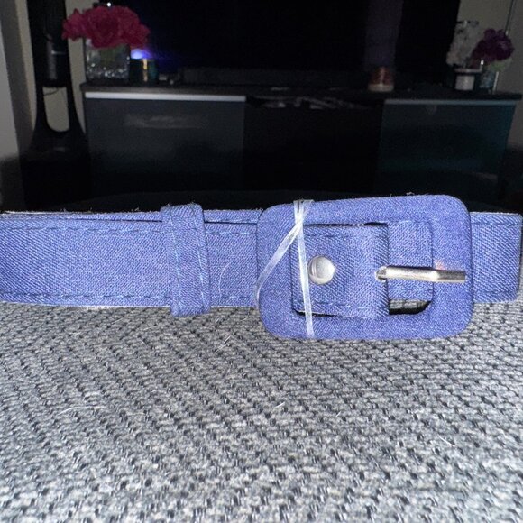 Unique Vintage – 1960s Blue Winter Floral Ohara Swing Dress, BNWT (Size XL/14) - Picture 6 of 6